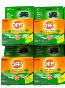 4 Boxes Of Off! Backyard Mosquito Coil Refills - 24 coils Total! 6 Per Box. - Picture 1 of 4