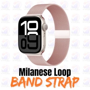 Milanese Loop Band Strap for Apple Watch 10 9 8 7 6 5 4 3 2 1 Ultra - Picture 1 of 37