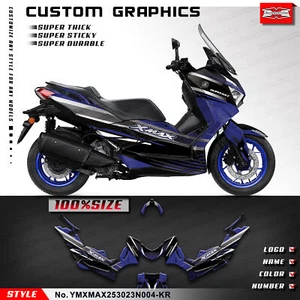 Racing Graphics Sticker Sheet for Yamaha XMAX 300 250 2023 2024 Decoration - Picture 1 of 7