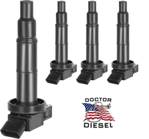 Set of 4 Ignition Coils for Camry Lexus Scion Rav4 Highlander tC Vibe 2.4L UF333 - Picture 1 of 5