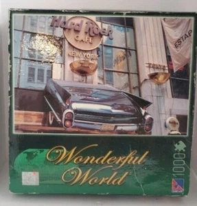 Sure-Lox Wonderful World Hard Rock Cafe, NY 1000-teiliges Puzzle NEU schlechte Verpackung - Bild 1 von 6