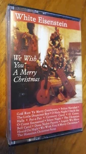 White Eisenstein We Wish You Merry Christmas by W.E. Records 1985 Cassette Tape - Picture 1 of 2