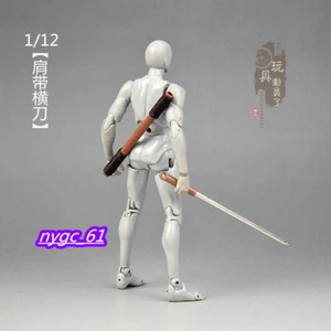 1:12 Shoulder Strap Knife Weapon Props Model For 6inch Soldier Figure Doll Toy - Picture 1 of 5