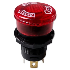 NOT-AUS Schalter 12V 24V Ø29mm IP56 beleuchtet Sicherheitsschalter Einbau 21A - Afbeelding 1 van 7