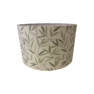 Laura Ashley Willow Leaf Fabric Lampshade - Picture 1 of 2