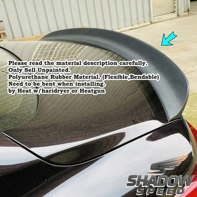 Duckbill 255Y Rear Trunk Spoiler Wing Fits 2000~2006 Hyundai Elantra XD Sedan - Image 1 of 4