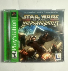 Star Wars Jedi Power Battles PS1 Sony Playstation 1 CIB W/Reg Card  Tested - Picture 1 of 6