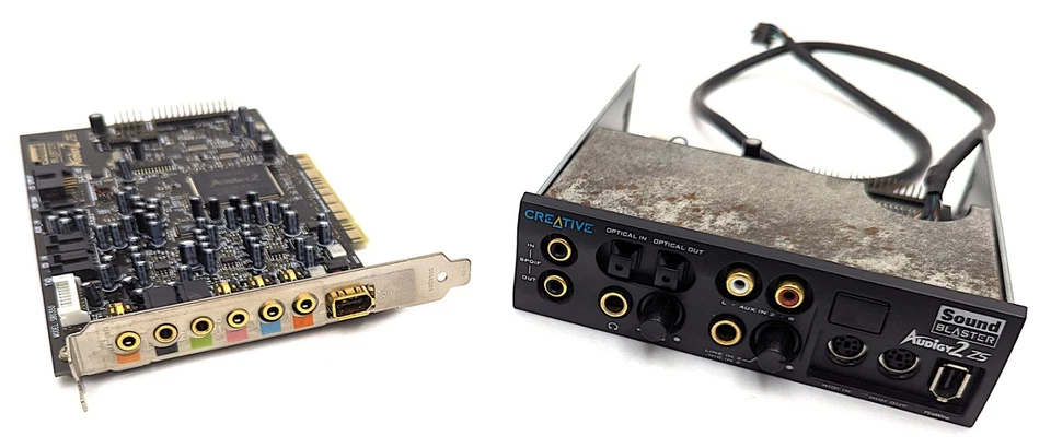 Creative Sound Blaster Audigy 2 ZS SB0350 7.1 PCI Sound Card w/ SB0250 I/O Hub - Image 1 of 4