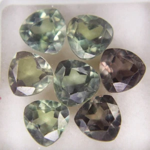 Piedras preciosas sueltas cambio de color alejandrita natural corte trillón certificado 10,70 quilates - Imagen 1 de 3