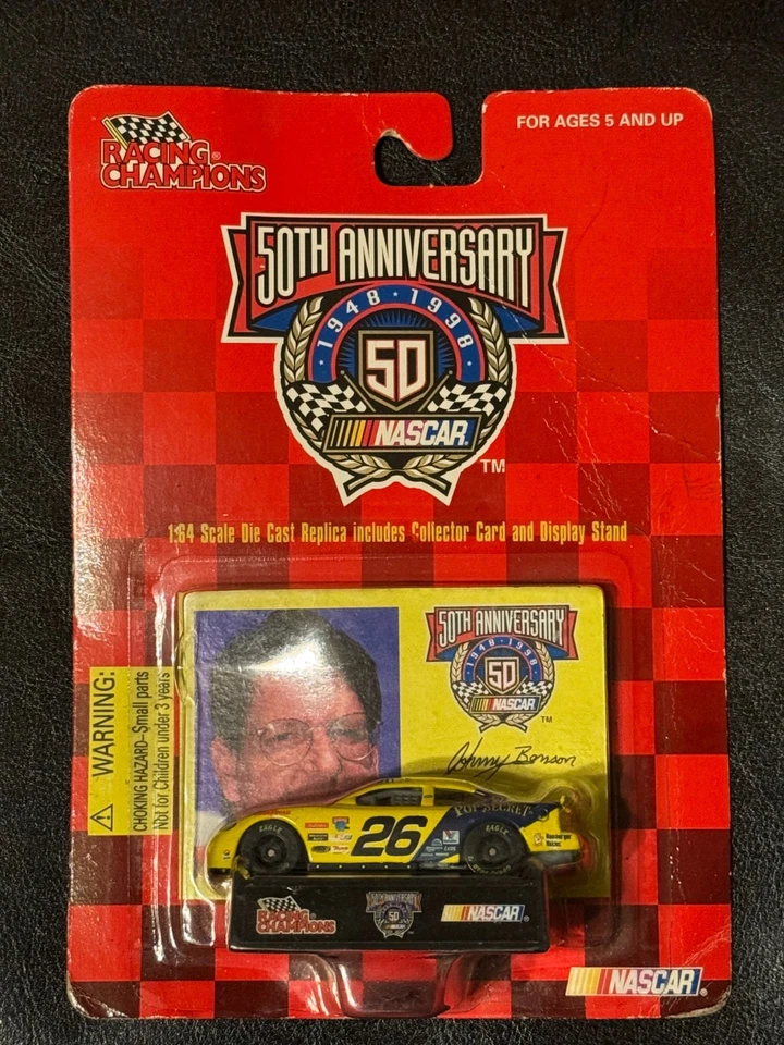 Racing Champions Johnny Benson #26 1998 50 aniversario Nascar Stock Car 1:64 Foto 1 de 1