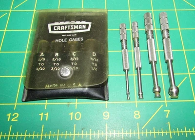 Lote de juego de medidores de agujeros pequeños Craftsman SC39 Foto 1 de 4