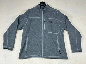 Giacca donna The North Face grigio pile polare Denali full zip taglia XL - Foto 1 di 9