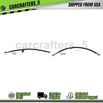 2 гидравлических шланга переднего тормоза для Hyundai Genesis Coupe 2,0 л 2010-2014 годов выпуска - Изображение 1 из 4