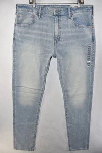 Neu American Eagle sportliche Passform AirFlex + ultraweiche blaue Herrenjeans Größe 38 x 36 - Bild 1 von 12