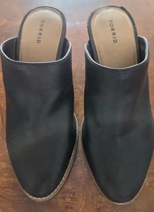 Botines Torrid Negro Mula Slide Para Mujer Talla 8.5 Ancho Usados  - Imagen 1 de 13