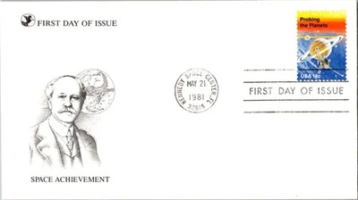 USPS Scott 1916 FDC Space Achievement Readers Digest c1981 - Image 1 of 4