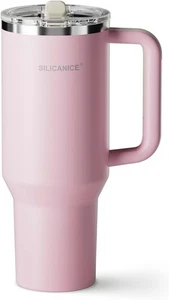 Vaso Easy Clean Pro 40 oz, acero aislante a prueba de fugas, pajita abatible. - Imagen 1 de 9