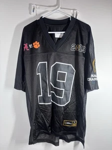 National Championship Alabama/ Clemson 2019 Jersey #19Black Men Size Large NWOT - Picture 1 of 10