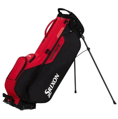 Bolsa de pie Srixon Ultra ligera (negro/rojo, 9", 6 vías) Golf 2025 NUEVA Foto 1 de 3