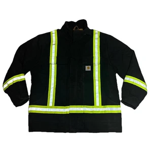Abrigo Tradicional Carhartt Pato Rayas Para Hombre XL Edredón Forrado Pesado Reflectante - Imagen 1 de 12