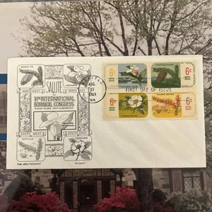 US FDC # 1376-1379 6c Botanical Congress Day Lowry - Picture 1 of 4