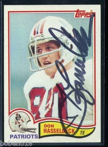 Carta Don Hasselbeck firmata autografata Auto 1982 Topps #152 - Foto 1 di 1