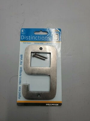 Hillman Distinctions 90589 5 inch Aged Iron House Number 9 - Image 1 of 2