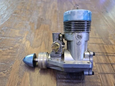 Vintage Fox 60 RC Dual Blue Head Race Model Airplane Engine #1 - Image 1 of 4