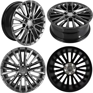 4 x 17"x7" 5x114.3 5x4.5" Offset +45 Silver Alloy Wheel Rim 17" For 05-23 Avalon - Picture 1 of 9