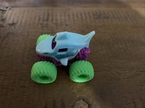 2024 Monster Jam Mini Series 16 Rare Chase Megalodon Neon Monster Truck #738 - Picture 1 of 6