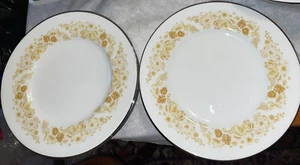 Wedgwood Mimosa 12 Salad Plate Set 8” Floral! - Picture 1 of 3