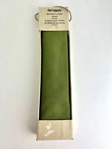 Nueva funda de silla de algodón Mosstone Pier 1 Imports Directors - Imagen 1 de 4