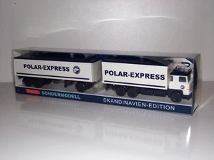 Wiking Scania 111 treno valigia lungo Polar Express modello speciale - Foto 1 di 2