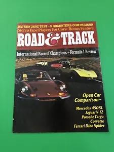 1974 FERRARI DINO SPIDER ORIGINAL VINTAGE PRINT AD MAGAZINE COVER - Bild 1 von 1