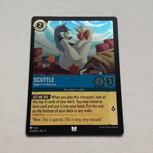 Scuttle 154/204 Disney Lorcana Ursula's Return Uncommon Cold Foil Card NM - Picture 1 of 2