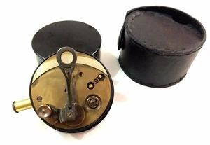 Antike maritime Messing Tasche Sextant nautische Armee SCHIFFSTROMMEL ARBEITEN SEXTANT - Bild 1 von 6