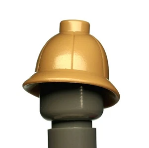 NEW LEGO - Headgear - Town - Pith Helmet Dark Tan x 1 - Henry Jones Sr. - Picture 1 of 1