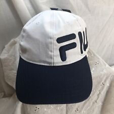 Fila White / Peacoat Adjustable Truckers Hat / Cap
