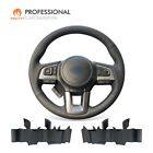 Mewant Stitch Pu Leather Steering Wheel  Wrap For Subaru Outback Legacy Forester