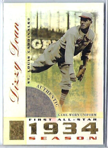 2003 Topps Tribute AS Edition DIZZY DEAN Game-Worn Uniform STL Cardinals HOF!