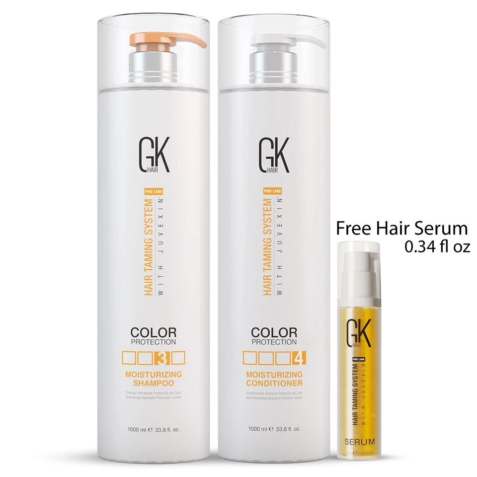 GK HAIR Moisturizing Shampoo and Conditioner for Women Men Sulfate Free 33.8 oz - Image 1 of 4