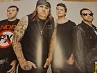 A3 large AVENGED SEVENFOLD / CROSSFAITH / PANIC AT THE DISCO POSTER KERRANG 