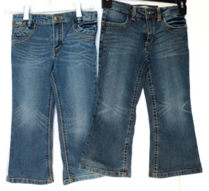 *NEW w/ tags* WonderKids Girls Toddler Jeans, Size 4T, Flare or Bootcut - Picture 1 of 22
