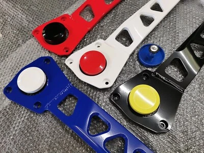 Mini Cooper S Suspension Caps Covers JCW Billet R50 R52 R53 R56 R55 R57 R58 R59 - Immagine 1 di 4