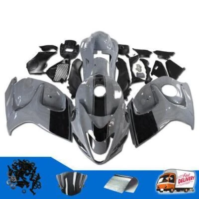 Carenado FL Injection Nardo gris negro apto para GSX 1300R a084 2008-2020 Foto 1 de 4