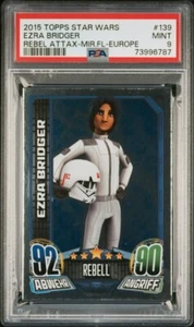 2015 Topps Rebel Atax Spiegelfolie Ezra Bridget Rookie Rebels Ahsoka PSA9 POP 1 - Bild 1 von 2