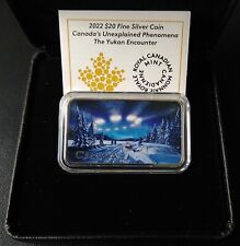2022 Canada $20 Pure Silver Coin - Yukon Encounter, Unexplained Phenomena