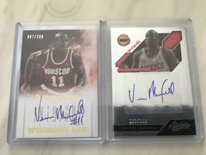 2012/13 Panini Intrigue Vernon Maxwell auto & 2012/13 Absolute auto - Picture 1 of 2