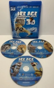 Ice Age Continental Drift (3D, Bluray, Dvd, 2012, Ray Romano, Denis Leary, OOP) - Picture 1 of 8