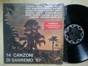 14 CANZONI DI SANREMO ´67 Claudio Villa,Villani,Bongusto,Brando a.o. *60s LP* - Foto 1 di 5